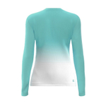 ОДЕЖДА ДЛЯ ТЕННИСА Девочки, Футболка с рукавом BIDI BADU CREW GRADIANT .