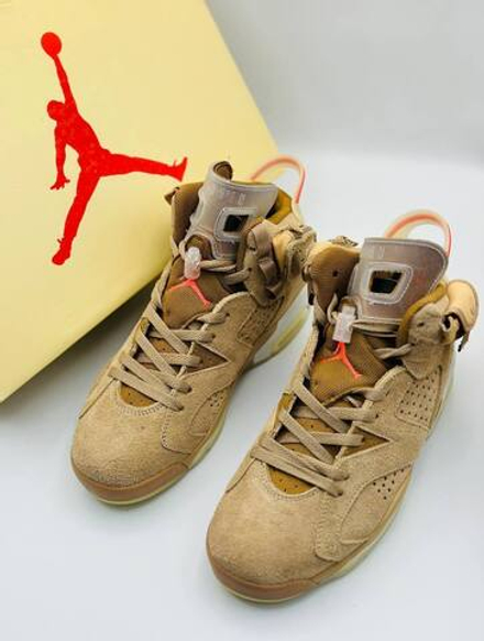 Мужские кроссовки AIR JORDAN 1 TRAVIS SCOTT BRITISH KHAKI