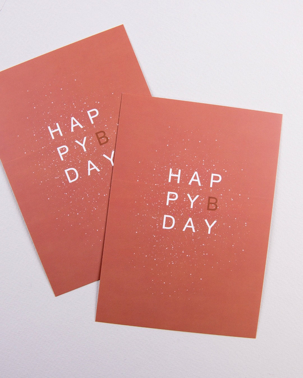 Открытка "HAPPY BIRTHDAY"