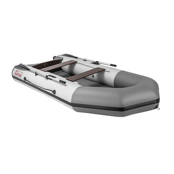 Лодка Тонар Капитан A330 (надувное дно) бело-серый