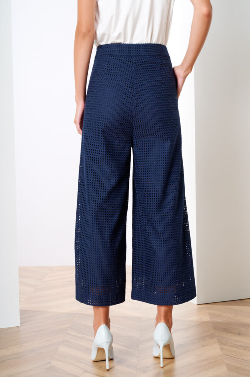 3823 Брюки женские (т.синий)