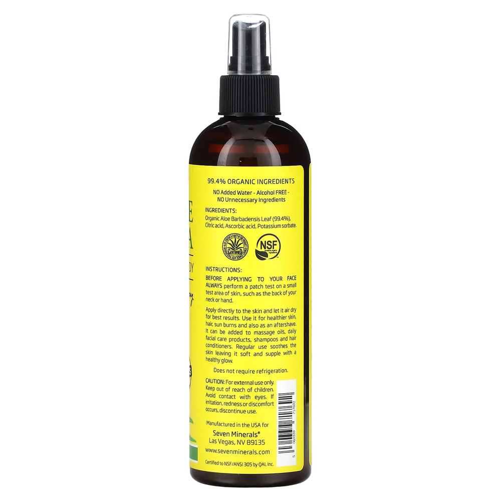 Seven Minerals, Спрей для кожи и тела с алоэ вера, 355 мл (12 жидк. унц.)