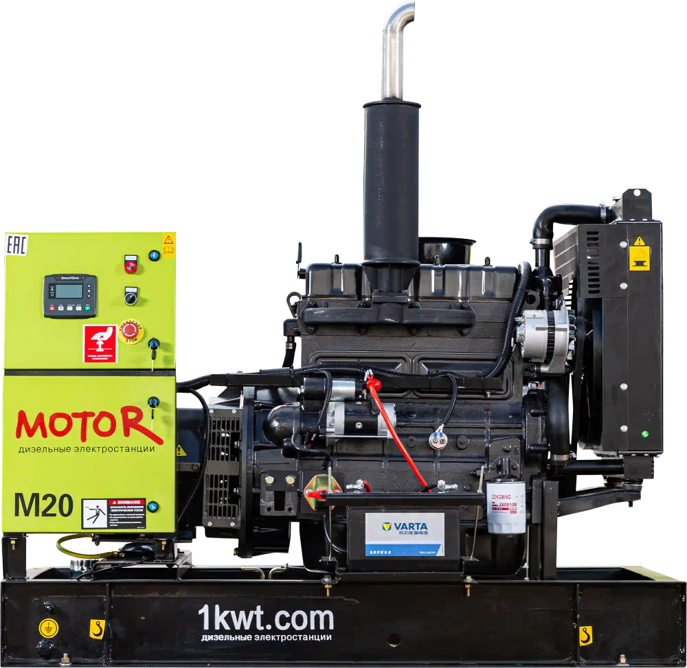 Дизельный генератор MOTOR 20 SE RICARDO Еврокожух SPM