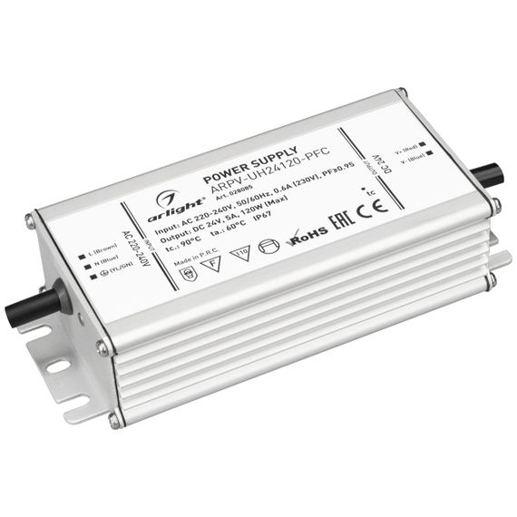 Блок питания Arlight ARPV-UH24120-PFC 24V 120W 67IP 5A 028085
