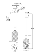Светильник подвесной светодиодный Moderli V11874-PL Ophelia