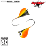 Мормышка вольфрамовая Spider 1125 "Капля с ушком" (2.5мм, 0.26гр)