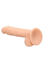 Фаллоимитатор Silicone Dildo With Balls 17,8 телесный