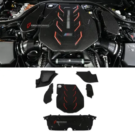 Карбоновая крышка двигателя для BMW M5 G90 G99 2024+ БМВ