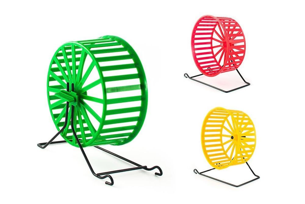 Игрушка RP3092 Колесо d=9см (пласт.) с металл. подставкой д/грызунов Игрушка RP3092 Колесо d=9см (пласт.) с металл. подставкой д/грызунов