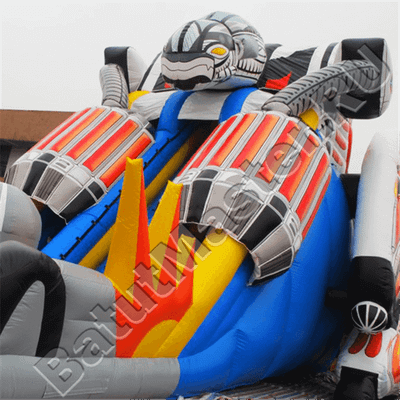 Коммерческий надувной батут "Робот" 13.5*7*9 м