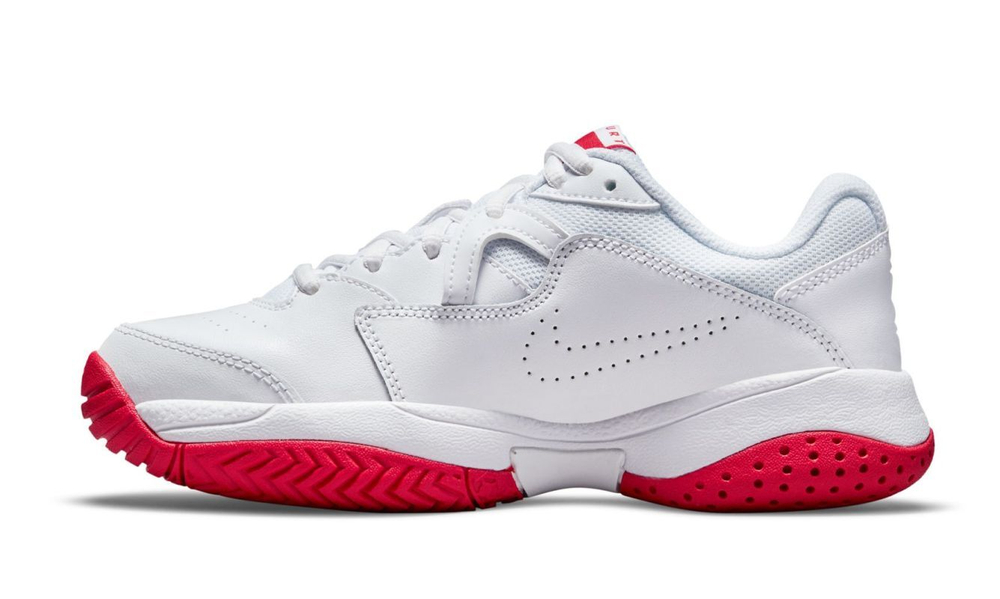 Детские теннисные кроссовки Nike Jr Court Lite 2 - white/university red