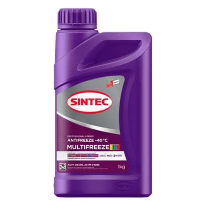 Антифриз готовый Sintec Antifreze Multi Freeze G11/G12/G12+/G12++/G13/G12evo (1кг)