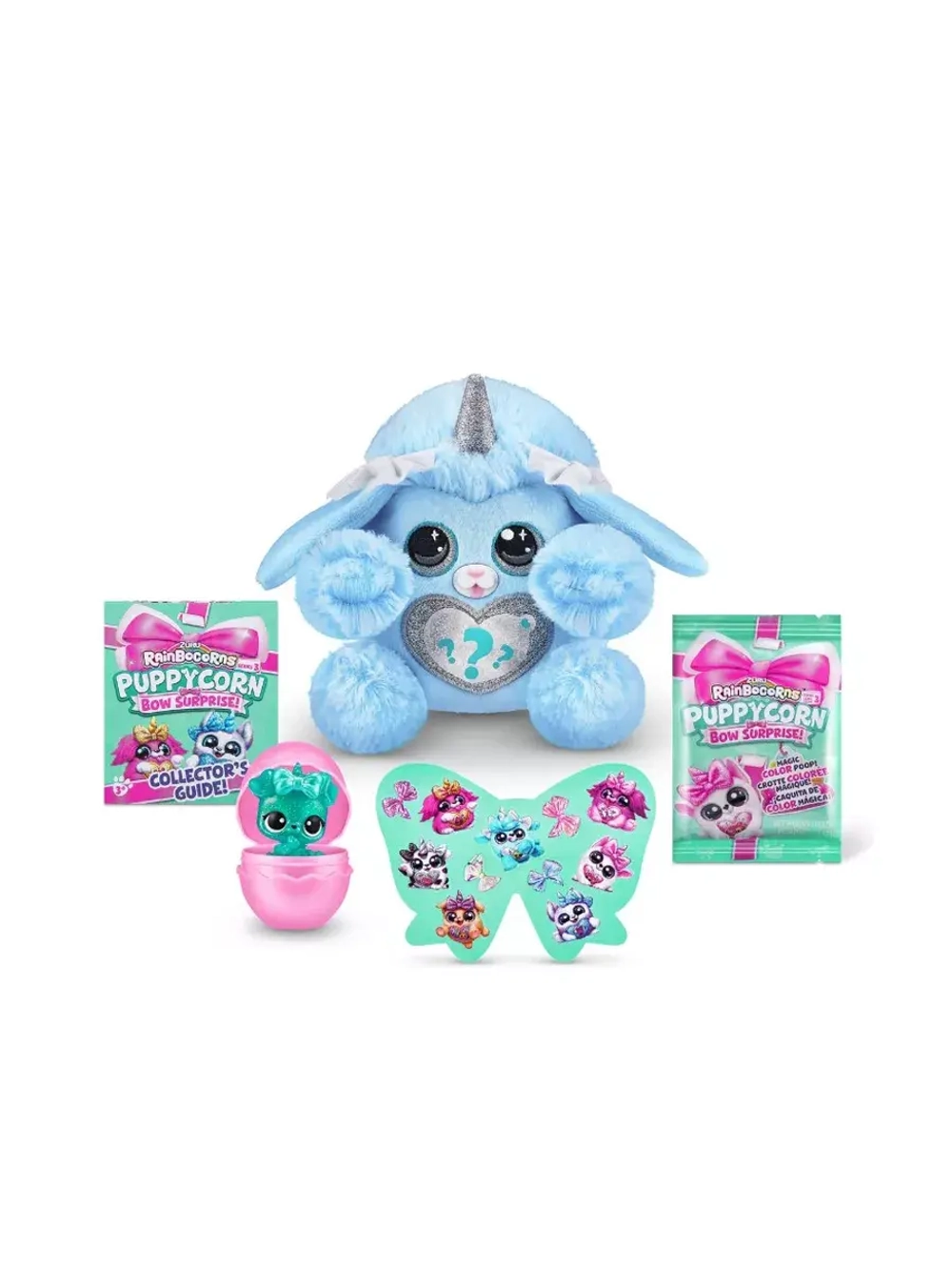 Мягкая игрушка сюрприз яйцо Rainbocorns Puppycorn Bow