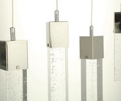 Kink Light 08510-5AS(4000K) Подвес Аква хром w63*7