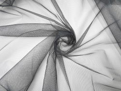 Бюстовая неэластичная сетка, Lauma, темно-серый, (BS-2788)