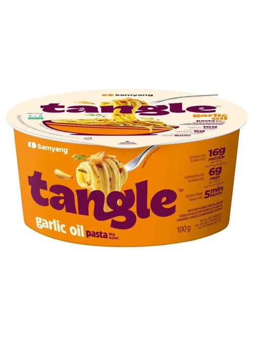 Лапша чесночная Samyang Tangle Garlic Oil стакан 100 г