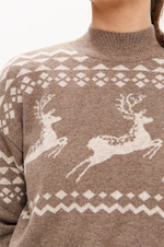 23419 Свитер женский (кофейный)