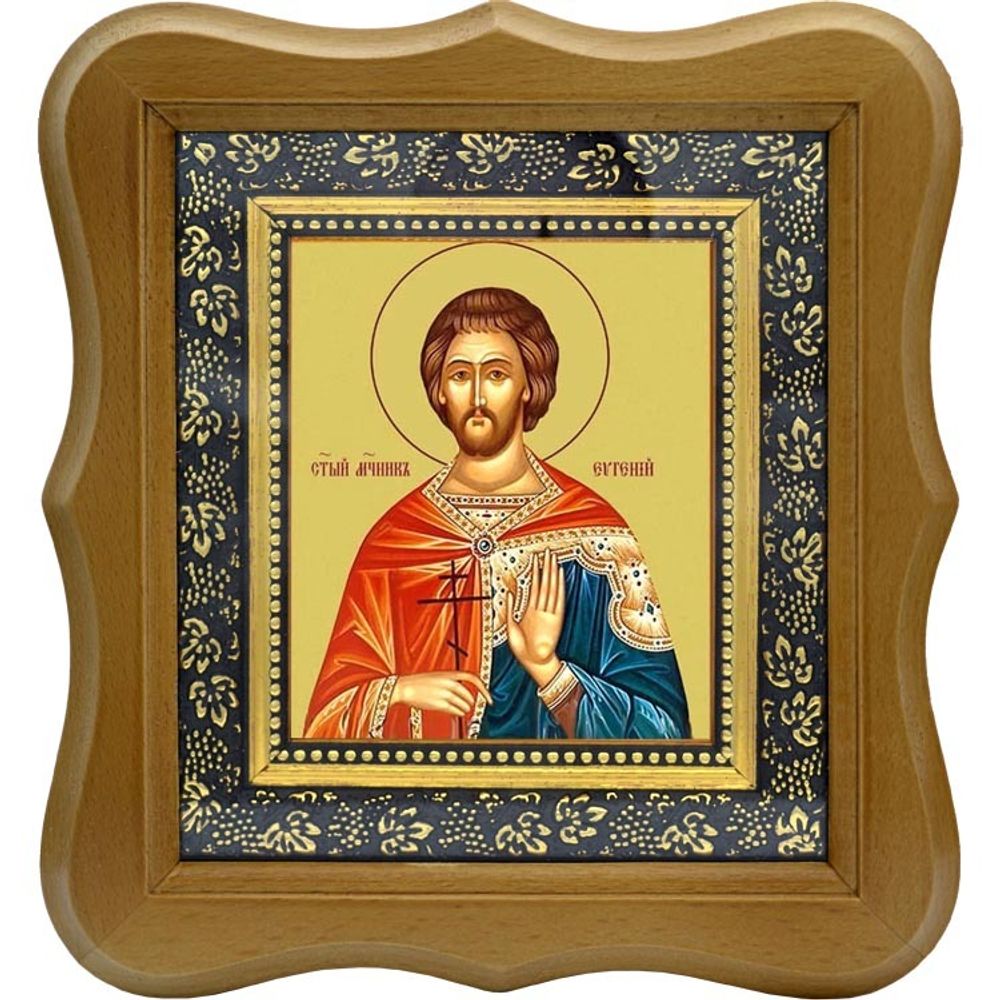 Евгений Севастийский мученик. Икона на холсте.
