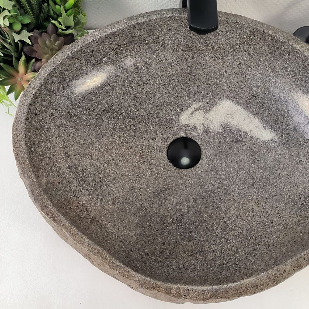 Раковина из речного камня RS-64856 59*47*16 0857