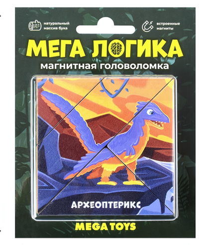 Магнитная головоломка по системе раннего развития Никитина "Археоптерикс" (Лидер)