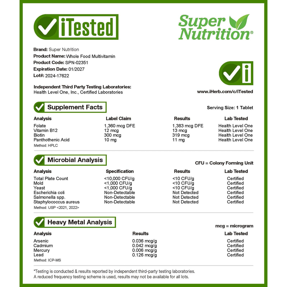 Super Nutrition, SimplyOne®, мультивитамины из цельных продуктов с витаминами A и C, минералами и ферментами, 90 таблеток