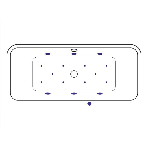 Акриловая ванна Excellent Arana Relax 180x85 WAEX.ARA18.RELAX
