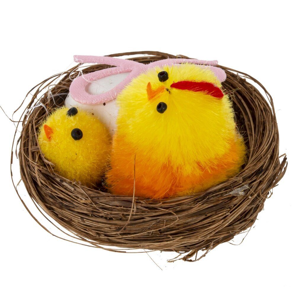 GAEM Набор из 2-х изделий декоративных "Гнездо пасхальное" (5,5*4), L11 W6 H6 см