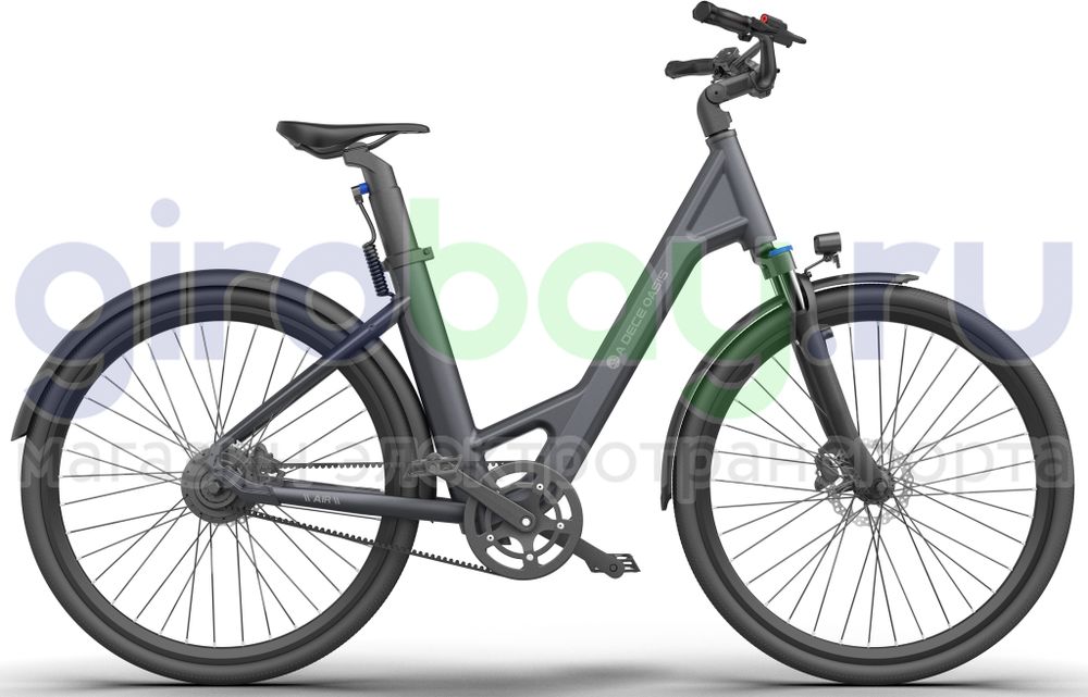 Электровелосипед ADO A28 LITE (36V/9,6Ah) - Серый фото №4