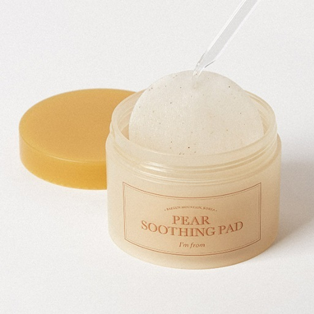 I'm From Пэды-тонер с эффектом охлаждения для раздраженной кожи - Pear soothing pad, 125мл