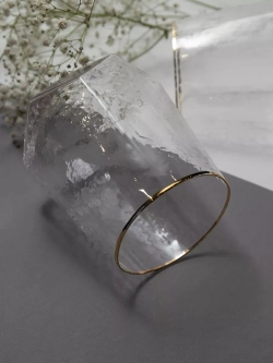 Набор шестигранных бокалов, 550мл, золотая кайма, 2 шт.