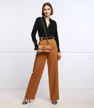 льняное штаны Patrizia Pepe - янтарный(2P1394 A052)