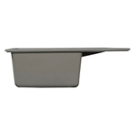 Мойка ML-GMS115 СТАНДАРТ с крылом, темно-серый (309), 645*505*190мм