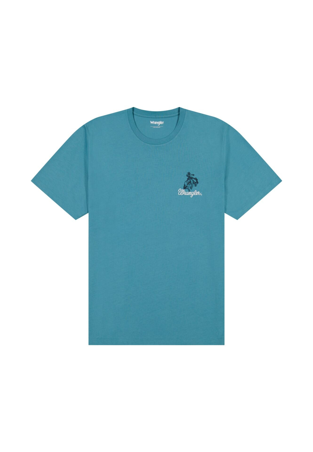 Футболка мужская WRANGLER EMBROIDERY TEE BRITTANY BLUE