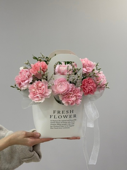 Композиция "Сиреневые Диантусы"