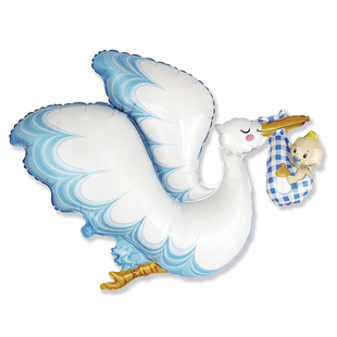 Фигура Аист Голубой 38" Fm