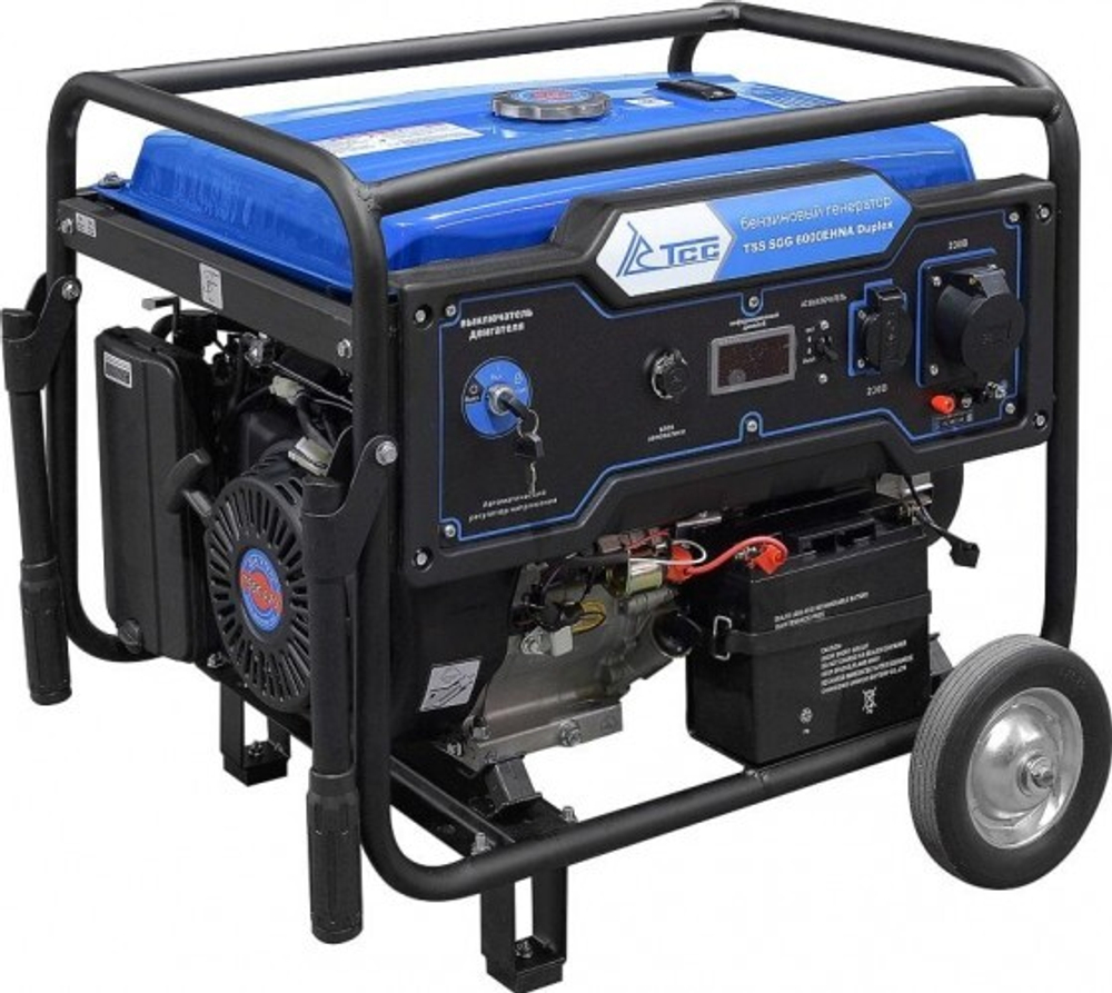 Генератор бензиновый ТСС SGG 6000 EHNA Duplex 160012