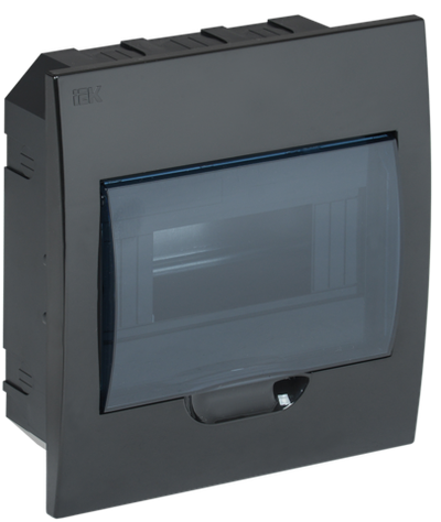KREPTA 3 Корпус пластиковый ЩРВ-П-8 IP41 черный IEK