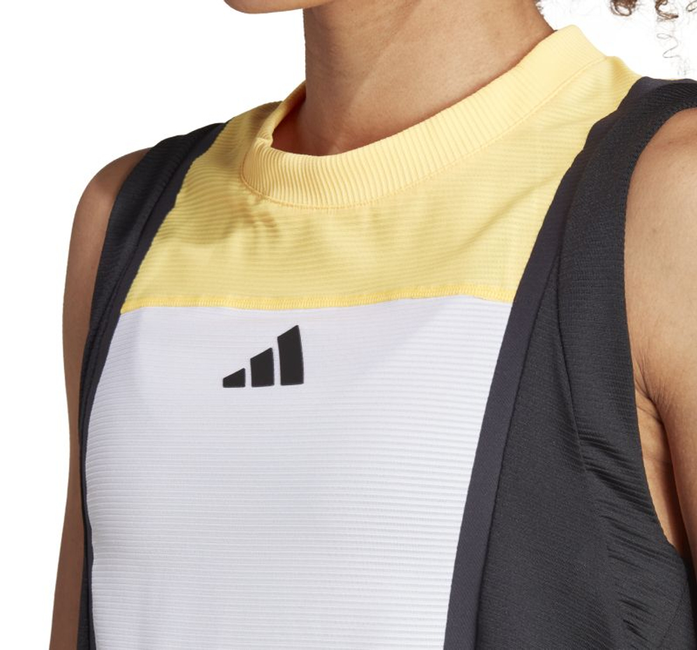 Топ теннисный Adidas Heat.Rdy Match Pro Tank - white/orange/black