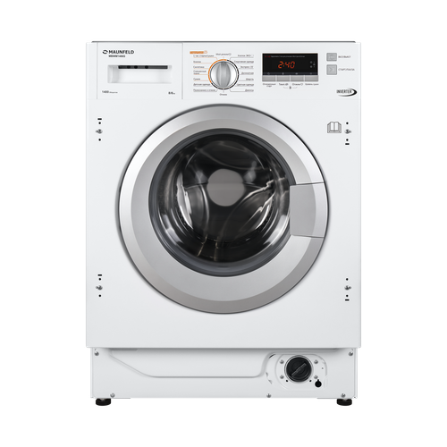 Встраиваемая стиральная машина с сушкой и инвертором  MAUNFELD MBWM1486S