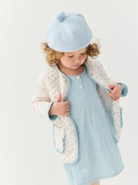 Берет хлопковый "Незабудка" 0+