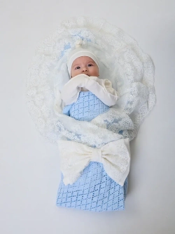 Конверт на выписку для новорожденных летний