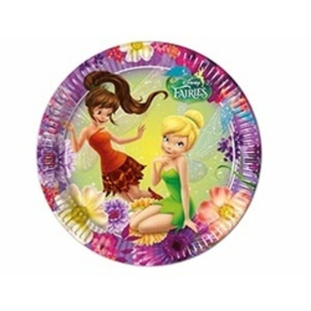 Тарелка бумажная, Феи Магия 23см 8шт