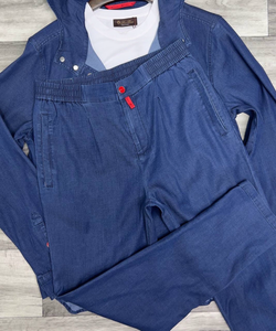 Джинсовый костюм Kiton