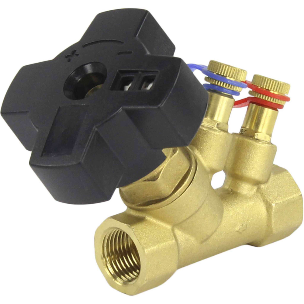 Static balancing valve Elephant PSI 232 brass, Threaded NPT/BSP connection