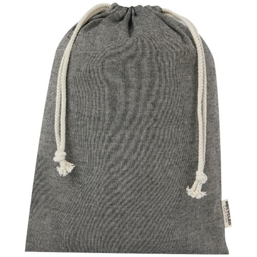 Большая подарочная сумка Pheebs объемом 4 л из хлопка плотностью 150 г/м², переработанного по стандарту GRS