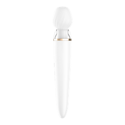 Вибромассажер Satisfyer Double Wand-er, белый