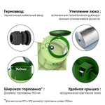 Кессон Гринлос 1 211 1000/1500 мм