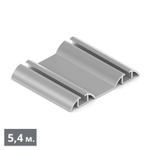 СТАНДАРТ Направляющая нижняя двухполозная (5,40 м) хром матовый (AL) (AS0504) Aristo