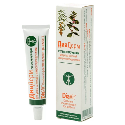 ДИА ДЕРМ Крем д/кожи тела 46мл Регенерирующий при Диабете (00503)