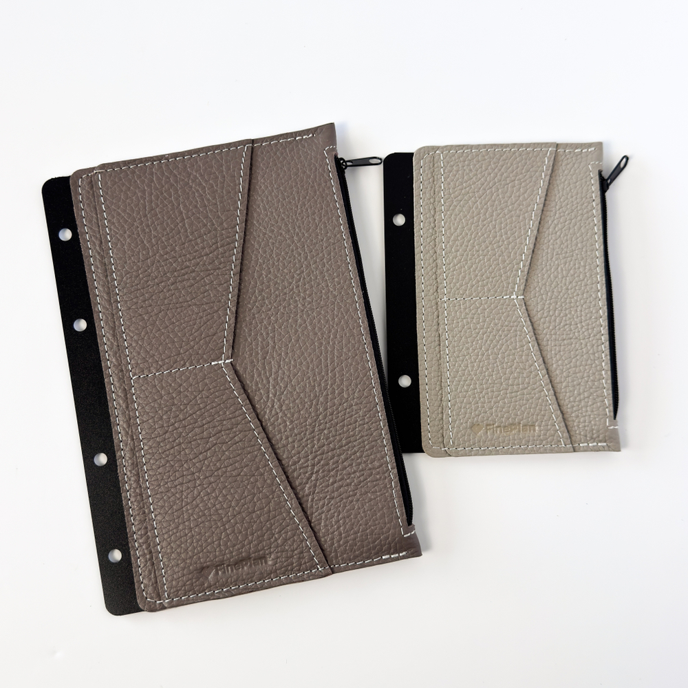 Вставка с карманом на молнии в блокнот на 4/2 кольцах